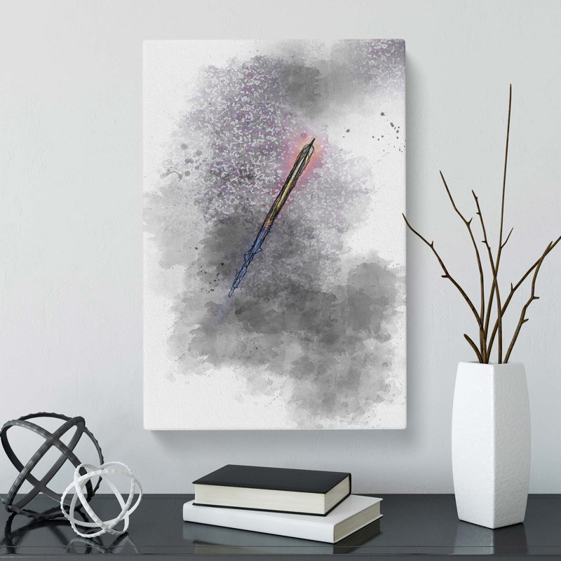 Blast off in Abstract - Wrapped Canvas, 91cm H x 60cm W x 3cm D