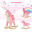 Laredo Kids Plush Rocking Horse Ride On Unicorn w/Sound 3-6 Years Pink