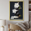 Décoration murale zen sérénité fleurs blanches pierre noire Cairn I - Pierre spirituelle