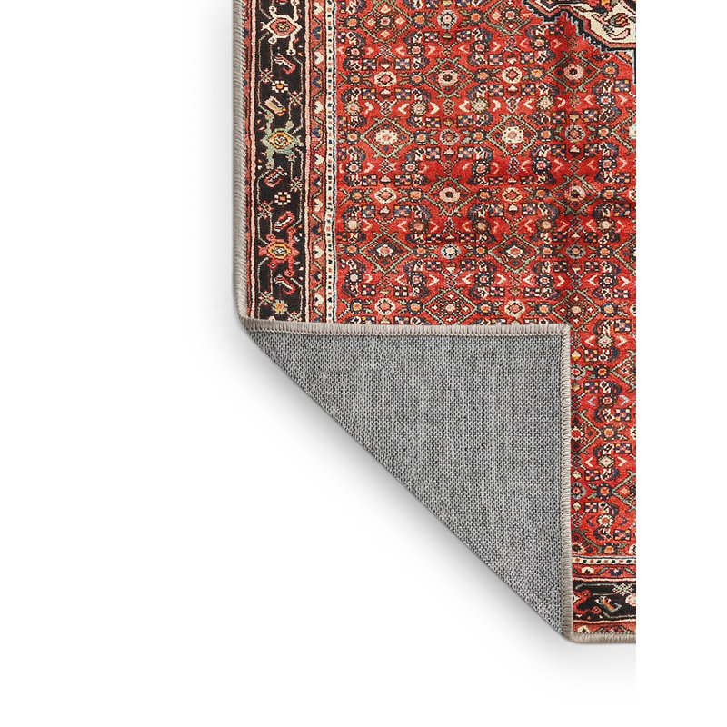 Tapis oriental multicolore tissé à la machine Oriental, Rectangle 2 pi x 3 pi