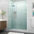 Belmore GS 44.25" - 45.25" W x 72" H Hinged Frameless Shower Door-105472386-105472389