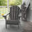 Hayfield HDPE Outdoor Foldable Adirondack Chair with Cup Holder Weather-Resistant -627257387