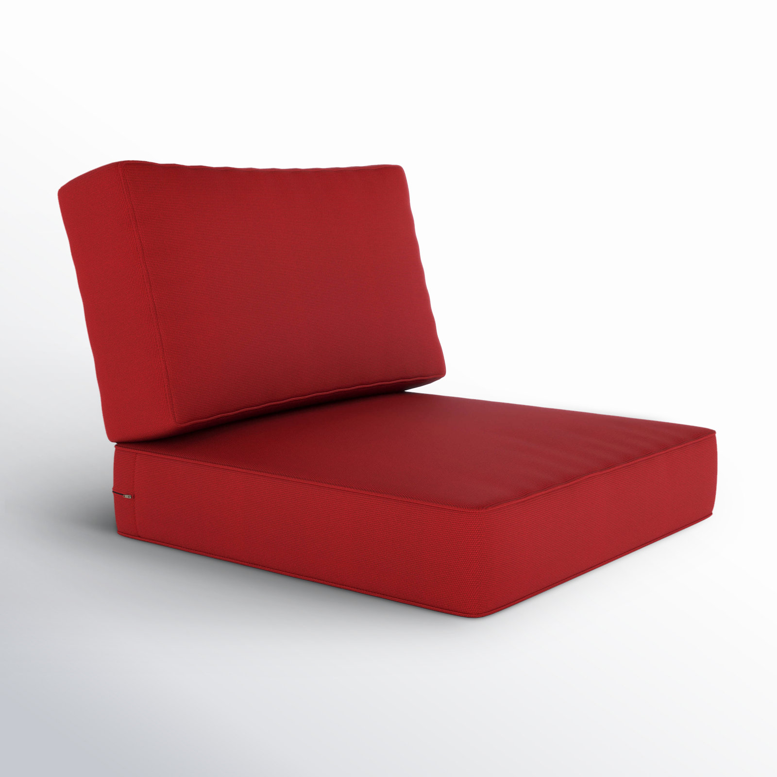 Lani Outdoor Sunbrella Seat/Back Cushion, Canvas Jockey Red Sunbrella® Canvas