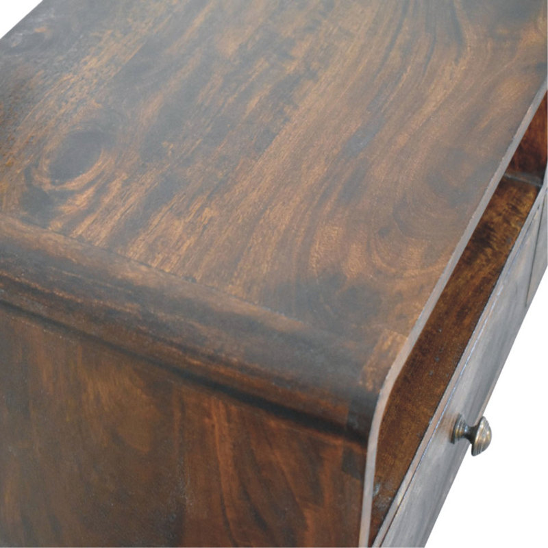 Console à trois tiroirs en bois