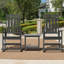 Chaises berçantes d'extérieur en PEHD pour patio-552783087