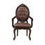Chaise avec accoudoirs rembourrée Palazzo Marina