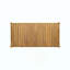 Table de salle à manger classique en bois massif de style patio, bois d'acacia durable pour l'extérieur, conception spacieuse et robuste