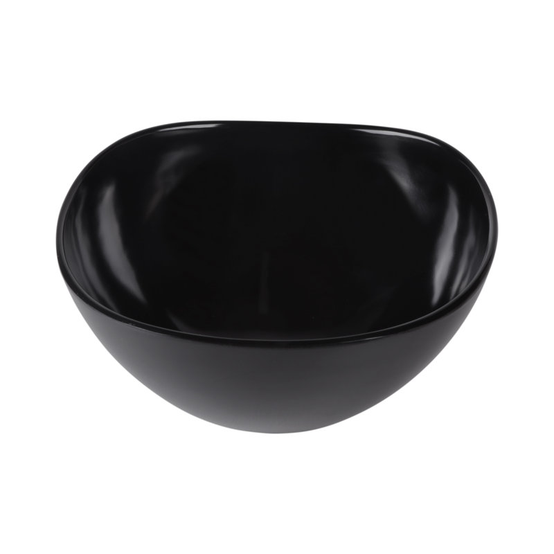 Elite Global Solutions Melamine Serving Bowl, Black