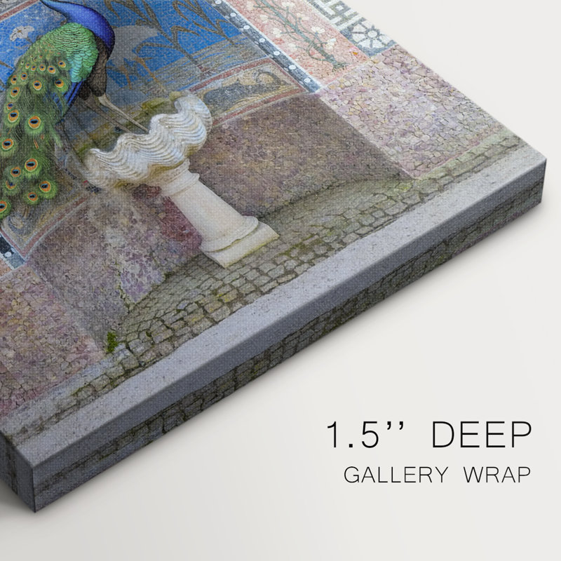 Paon Palace - Cavas enveloppés de galerie, H 27 po x l 18 po