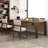Nut-brown Rectangular Solid Wood desk-1278940186