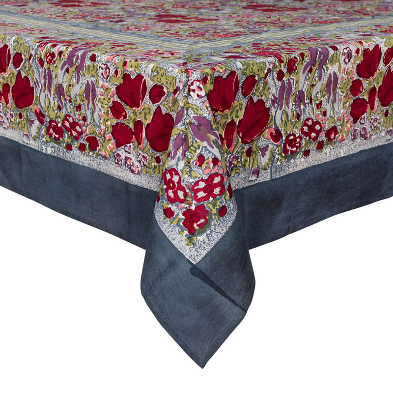 Leana Tablecloth, 86" W x 59" L, Floral 2