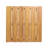 Steven Patio 2-Piece Acacia Wood Chaise Lounge & Slat Side Table Set With Adjustable Backrest & Cushion