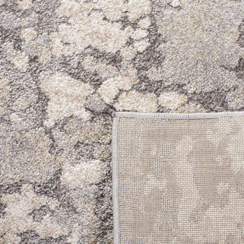 Capuano Spirit 100 Performance Abstract Rug, Square 6'7"