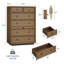 Commode 6 tiroirs avec tablette coulissante Farmhouse