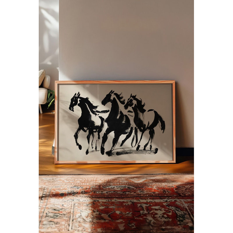 Peinture décorative encadrée