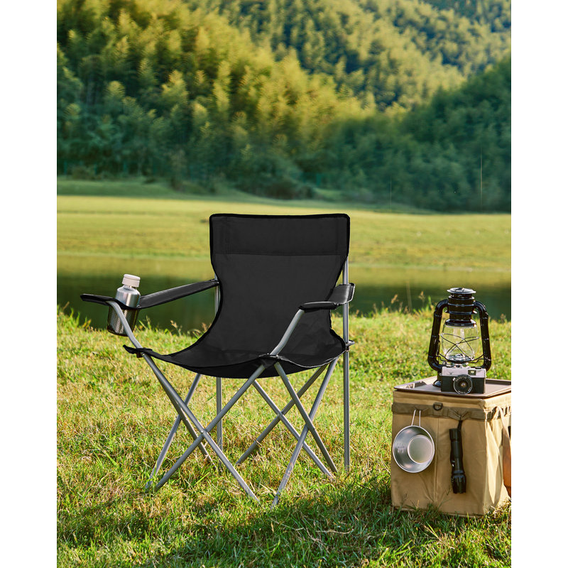 Canalp Folding Camping Chair, Black