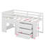 Lit mezzanine avec armoire et tablette-1340926653