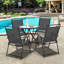 Ensemble de 4 chaises de patio Astling