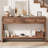 Wood Console Table With 2 Drawers, Sofa Table For Hallway, Entryway, Living Room-126866693-102289424