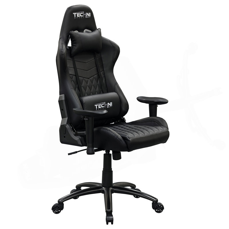 Fauteuil de jeu ergonomique à haut dossier pour PC