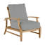 Croquet Teak Patio Chair with Cushions-239912427-239912482-239912529