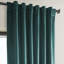 Rideaux en velours moelleux Matra pour chambre à coucher ‑ rideaux obscurcissants pour les fenêtres de salon, panneau simple-1630843105-1636876328