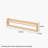 Solid Wood Wall-Mounted Bookshelf | Slim Multi-Layer Storage Shelf-1309656482