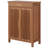 Shoe Cabinet, 5-Tier Shoe Storage Cabinet With Louvered Doors And Drawer, Freestanding Wooden Shoe Rack Organizer With Adjustable Shelves For Entryway, Hallway, Closet, Brown