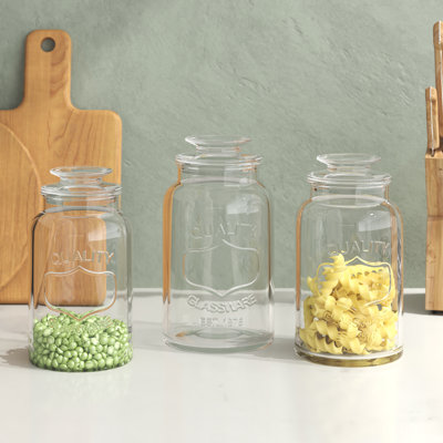 Glass Canister - Set of 3