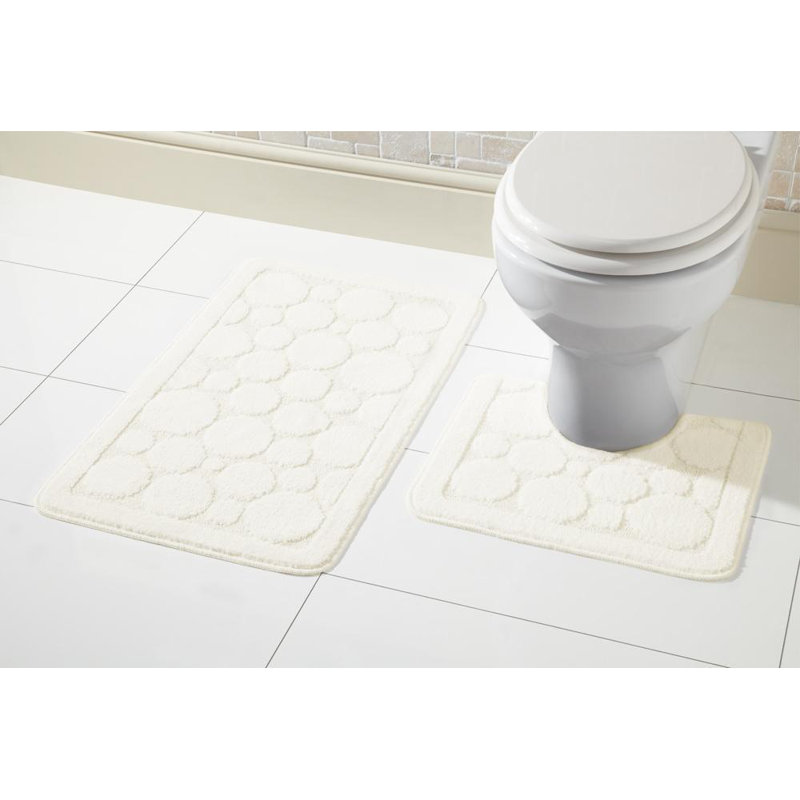 Non-Slip Bath Mat, Cream