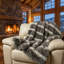 Alaskan Hawk Knitted Throw Blanket-89558079