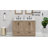 Retford 60" Double Vanity With Engineered Marble Top, Sink & Backsplash, Pre Assembled