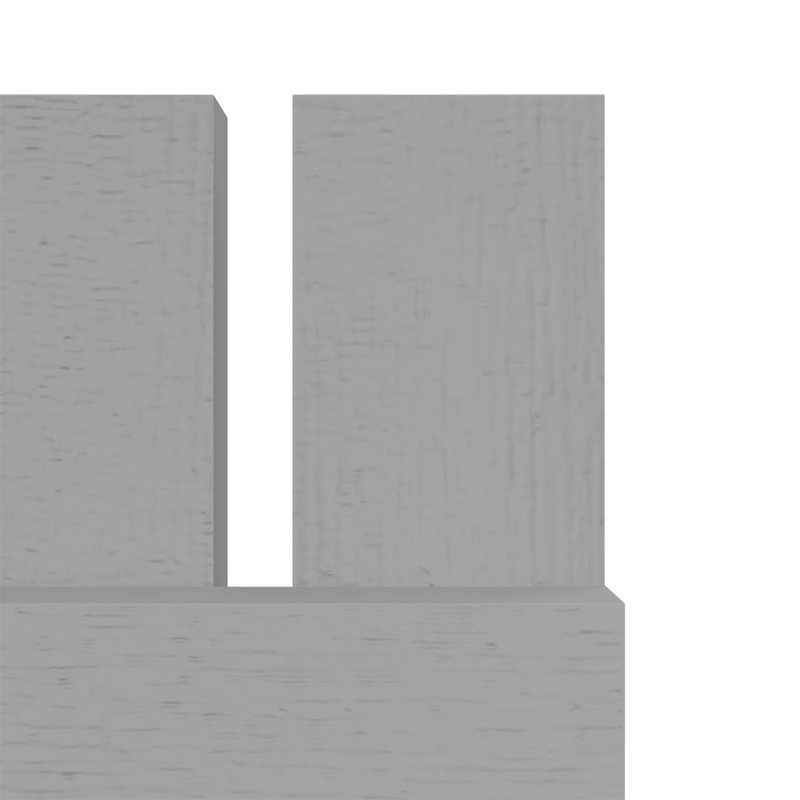Builders Edge, paire de volets personnalisés à trois planches espacées, planche-n-lattes, Peut être peint, 64 po