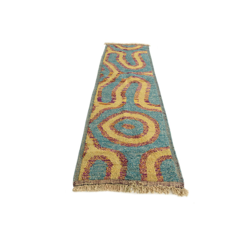 Runner Ottilie Teal Rug