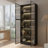Display cabinet With  Glass Doors and LED lights-447915861