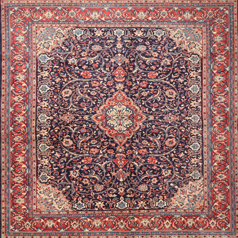 Dharmadhikari Oriental Indoor Rug, Round 7'