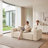 Modern Deep Seat Sofa Soft Chenille Upholstered U-Shaped with Pillows,Sectional Sofa/Loveseat-243687440-243687452