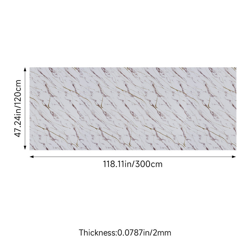 Self-Adhesive Marble Pattern Wall Tile Sticker
