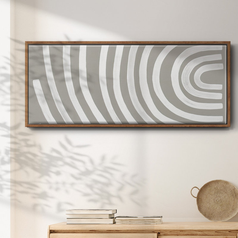 Broken Rainbow I- Framed Canvas