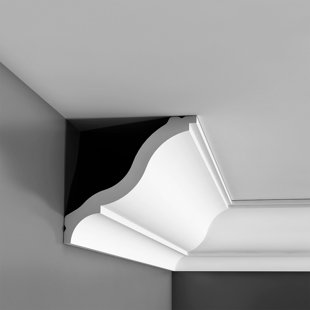 Durofoam, blanc apprêté H 3 3/8 po x l 78 po x P 3 1/2 po