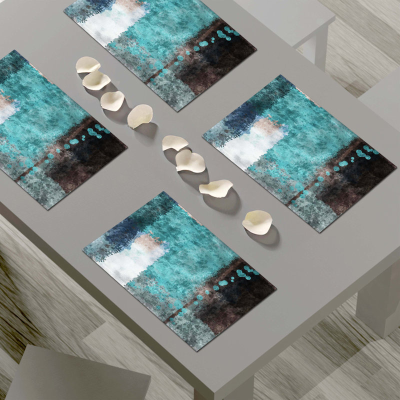 Napperon abstrait en polyester