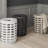 KORIE Plastic Laundry Hamper with Handles-109580277