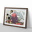 The Two Lovers by Kitagawa Utamaro - Picture Frame Painting Print-55611591-55611592