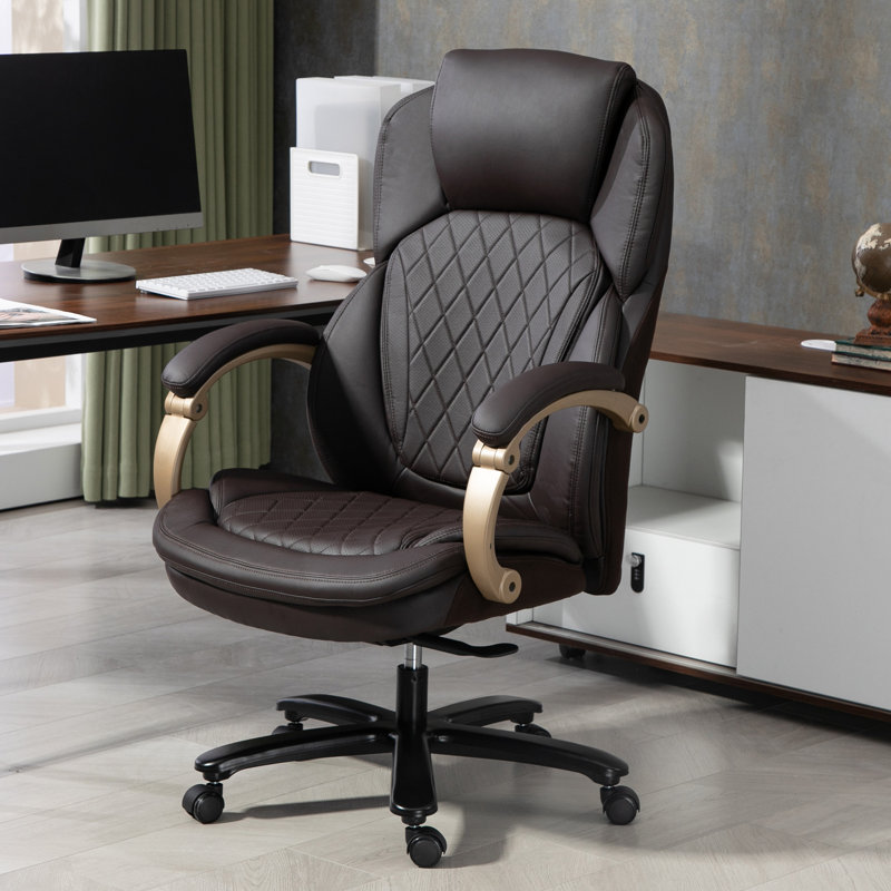 Fauteuil de direction Dominiqua, Noir / or