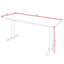 Neyland Cain T-Base Training Table and 2 Stacking Chairs-32520322-32520323-32520327