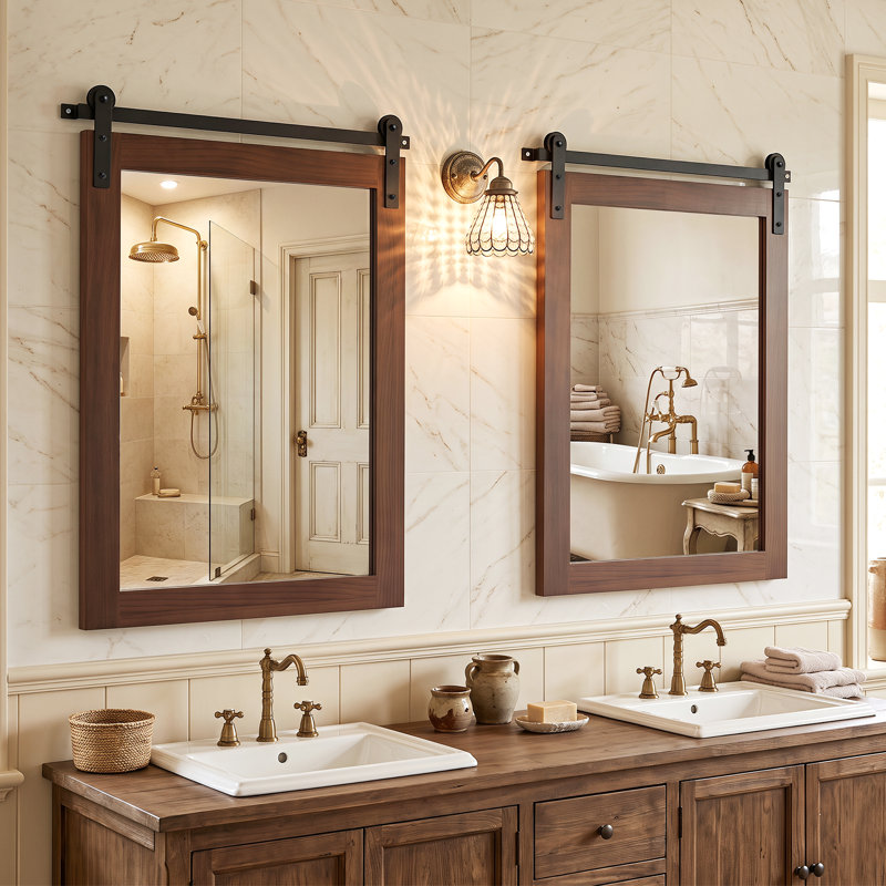 Miroir Blerta, Noyer