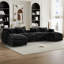 Canapés à compression avec rangement, 141 po Corduroy Modern Home