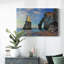 Toile tendue «The Rocky Cliff of Étretat» par Monet-Gallery-1835288484