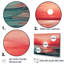 «Red and Blue Crimson Horizon Harmony - Nautical & Beach», reproduction d'art sur toile_105672-95902144-95902143