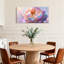 Plantes et fleurs, pivoines pastel, reproduction d'art sur toile-73015524